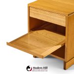 van keppel-green for brown saltman mid century bleached mahogany nightstand