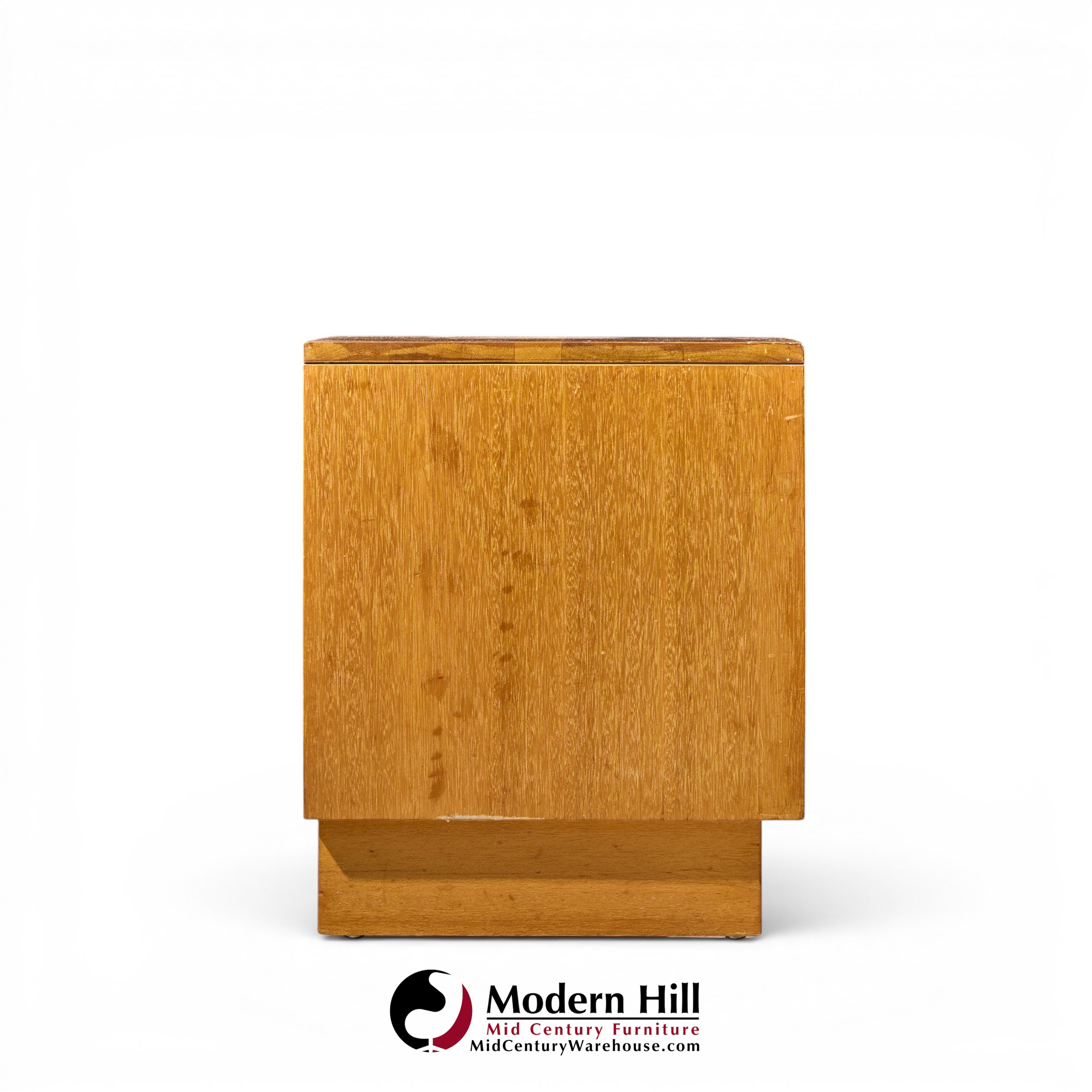 van keppel-green for brown saltman mid century bleached mahogany nightstand