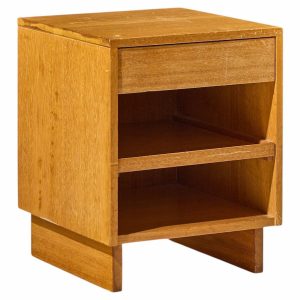 van keppel-green for brown saltman mid century bleached mahogany nightstand