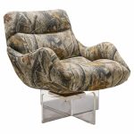 vladimir kagan cosmos mid century lucite lounge chair