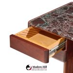 vladimir kagan mid century marble top executive desk