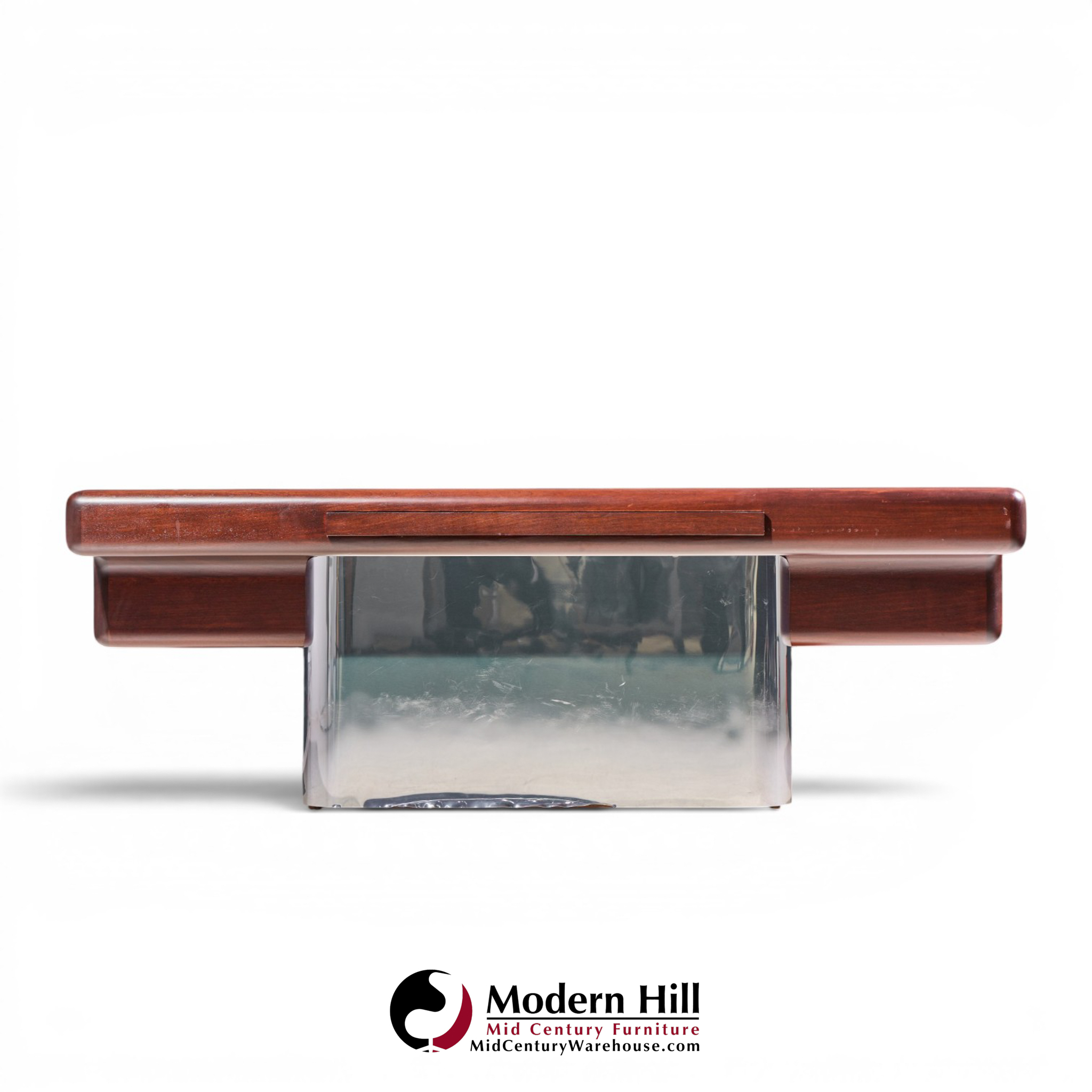 vladimir kagan mid century marble top executive desk