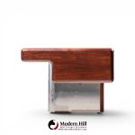 vladimir kagan mid century marble top executive desk