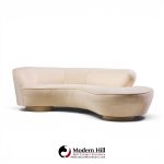 vladimir kagan for directional mid century cloud sculpted sofa
