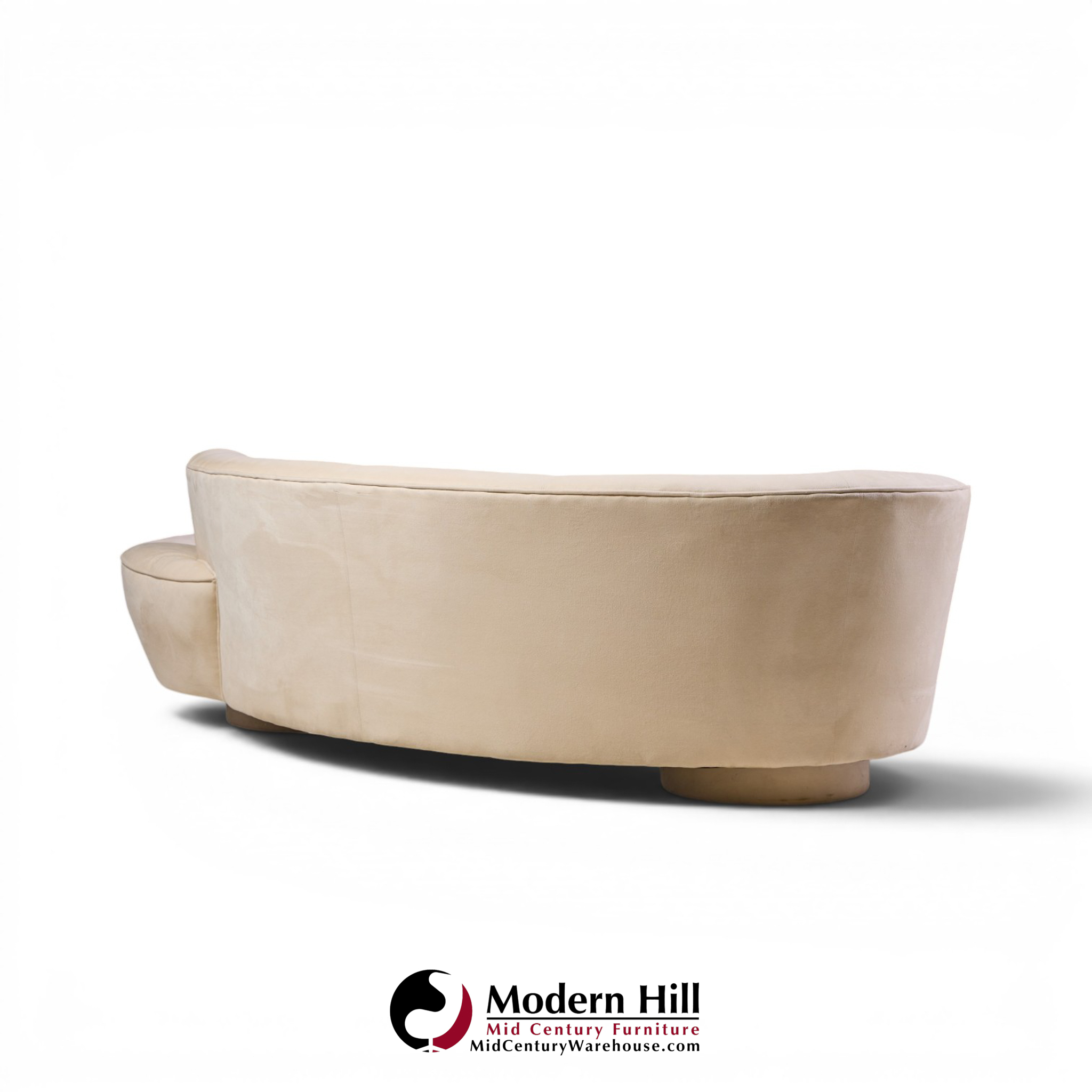 vladimir kagan for directional mid century cloud sculpted sofa