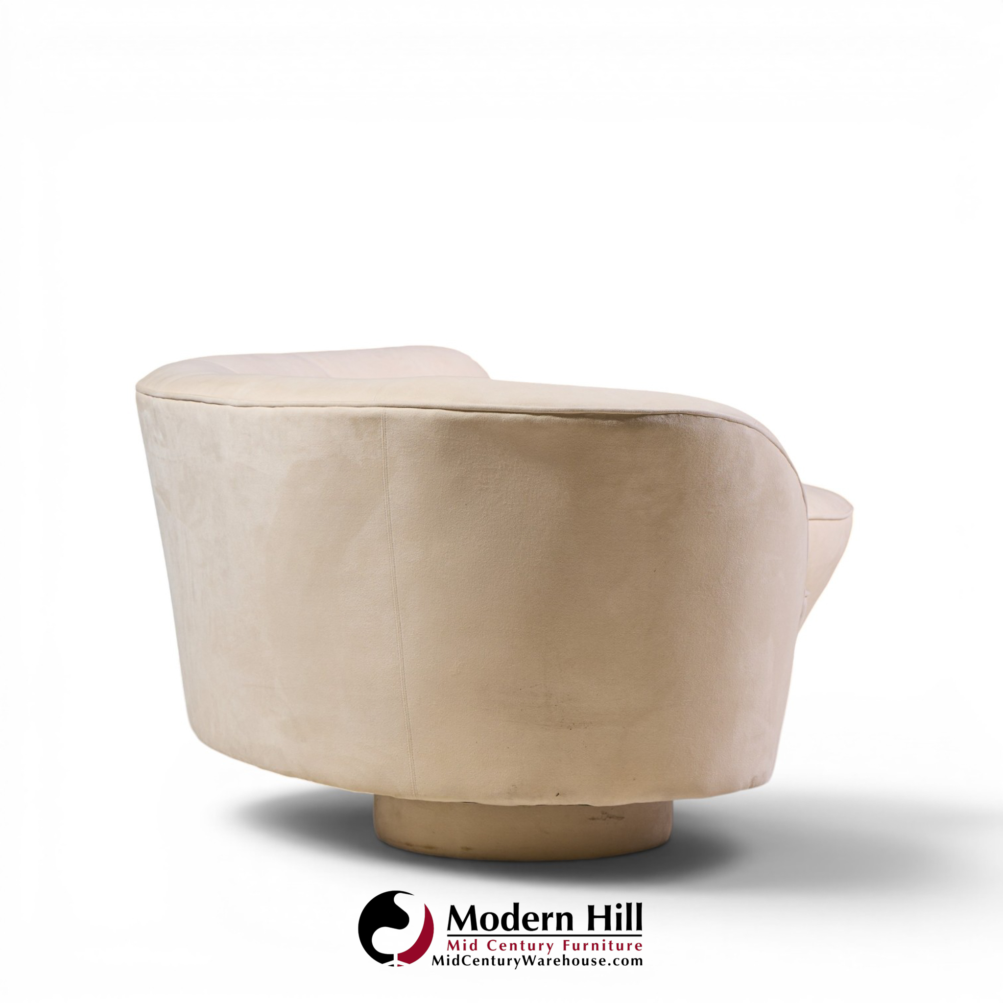 vladimir kagan for directional mid century cloud sculpted sofa