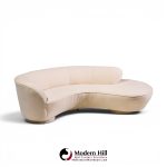 vladimir kagan for directional mid century cloud sculpted sofa