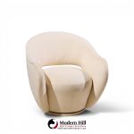 vladimir kagan for directional model 100a mid century swivel lounge chairs - pair