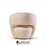 vladimir kagan for directional model 100a mid century swivel lounge chairs - pair