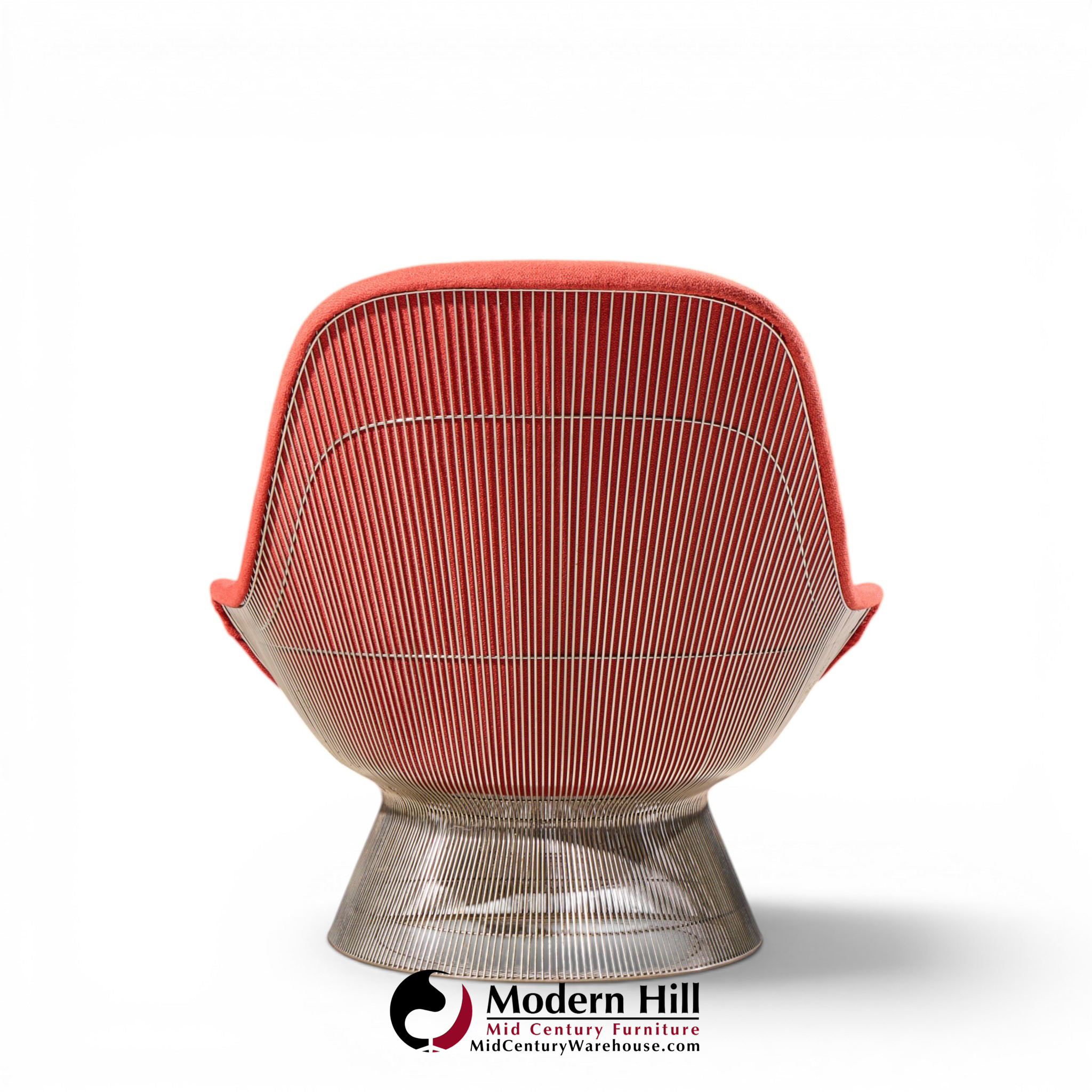 warren platner for knoll mid century easy lounge chair and ottoman