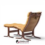 westnofa mid century norwegian siesta bentwood lounge chairs - pair with ottoman