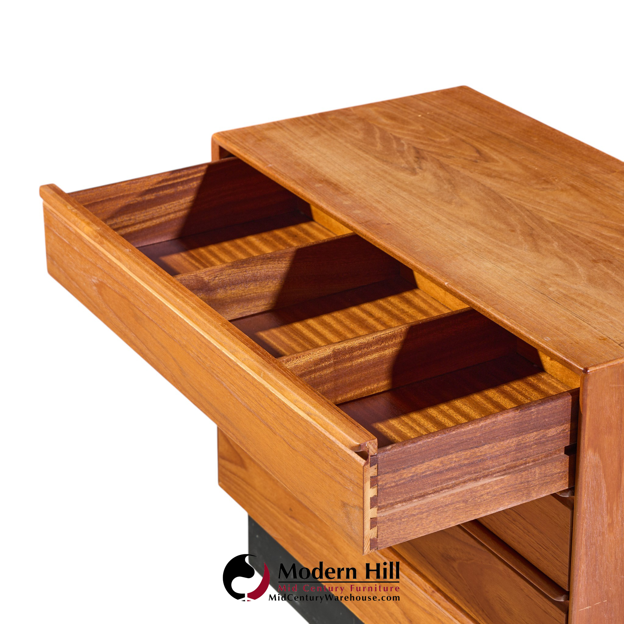westnofa mid century norwegian teak 4 drawer dresser