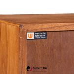 westnofa mid century norwegian teak 4 drawer dresser