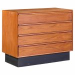 westnofa mid century norwegian teak 4 drawer dresser