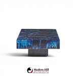 willy rizzo mid century faux marble coffee table