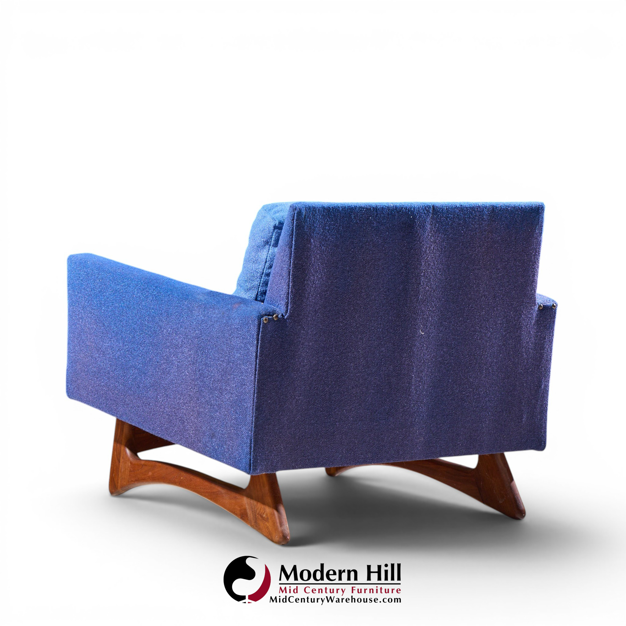 adrian pearsall for craft associates 2406-c mid century walnut lounge chair