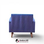 adrian pearsall for craft associates 2406-c mid century walnut lounge chair