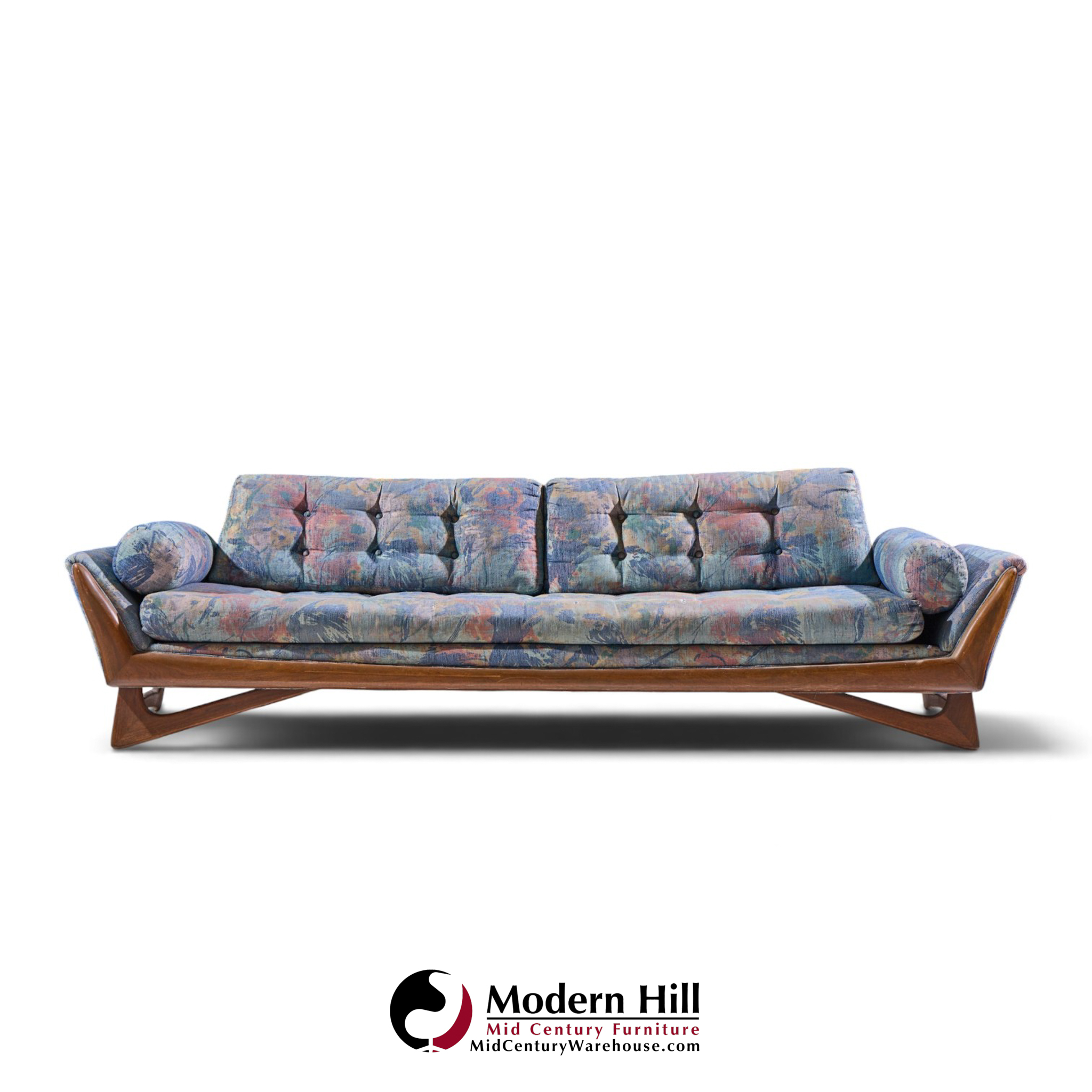 adrian pearsall for craft associates mid century gondola sofa