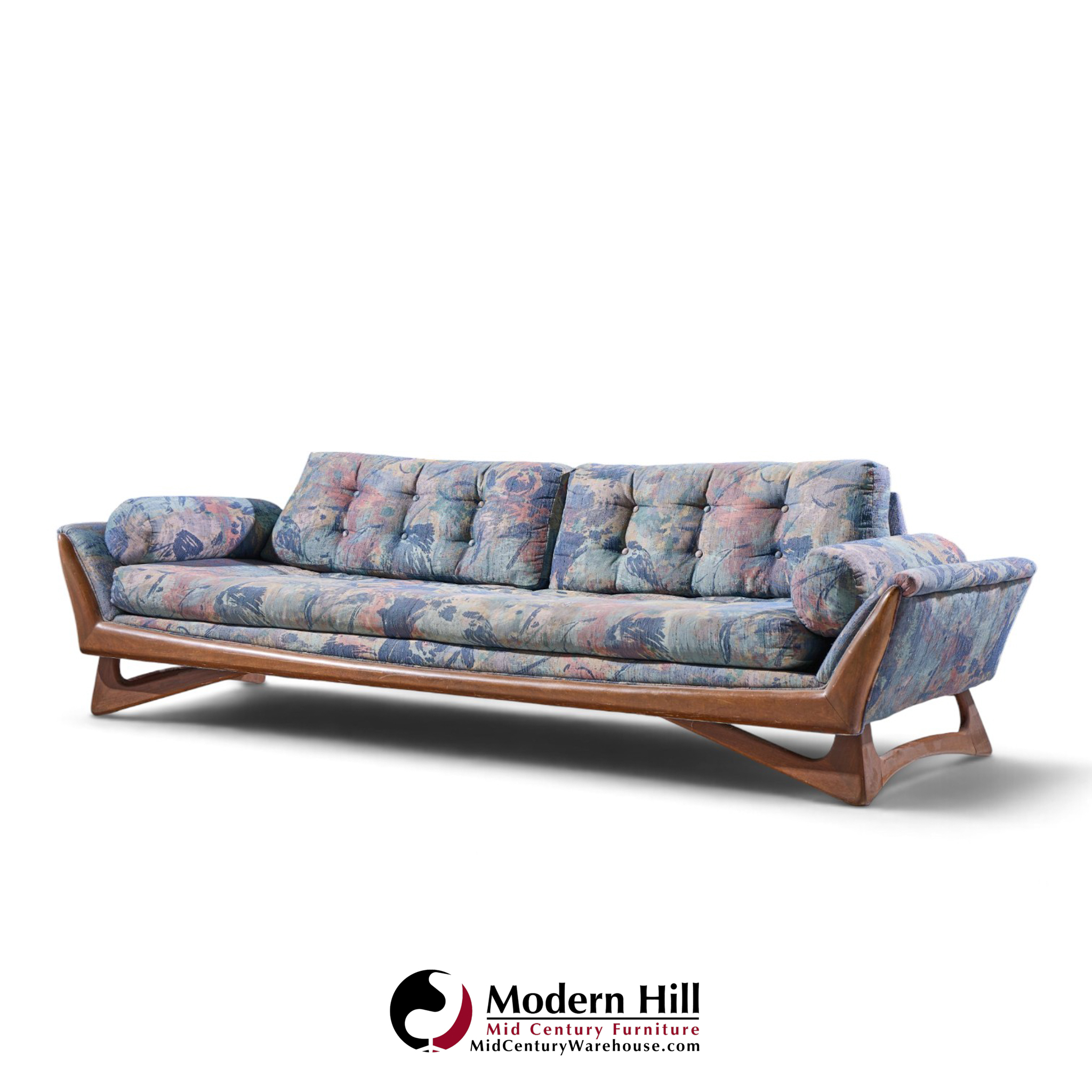 adrian pearsall for craft associates mid century gondola sofa