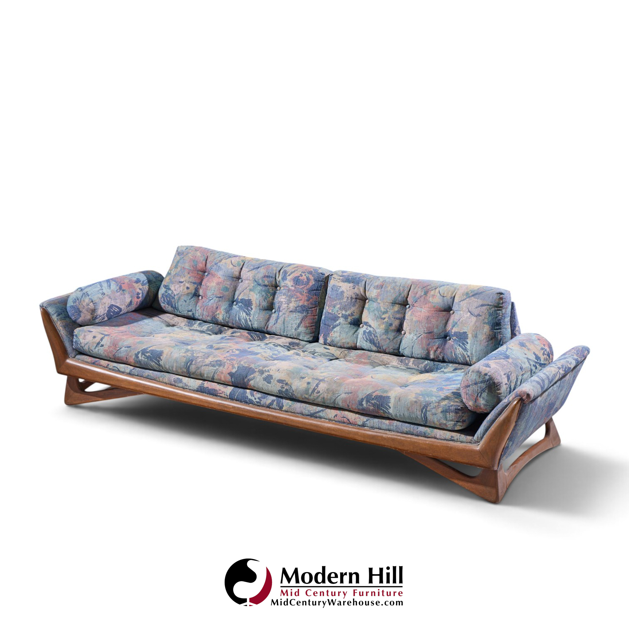 adrian pearsall for craft associates mid century gondola sofa