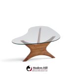 adrian pearsall for craft associates mid century walnut jacks coffee table