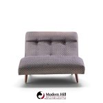 adrian pearsall for craft associates mid century walnut wave chaise