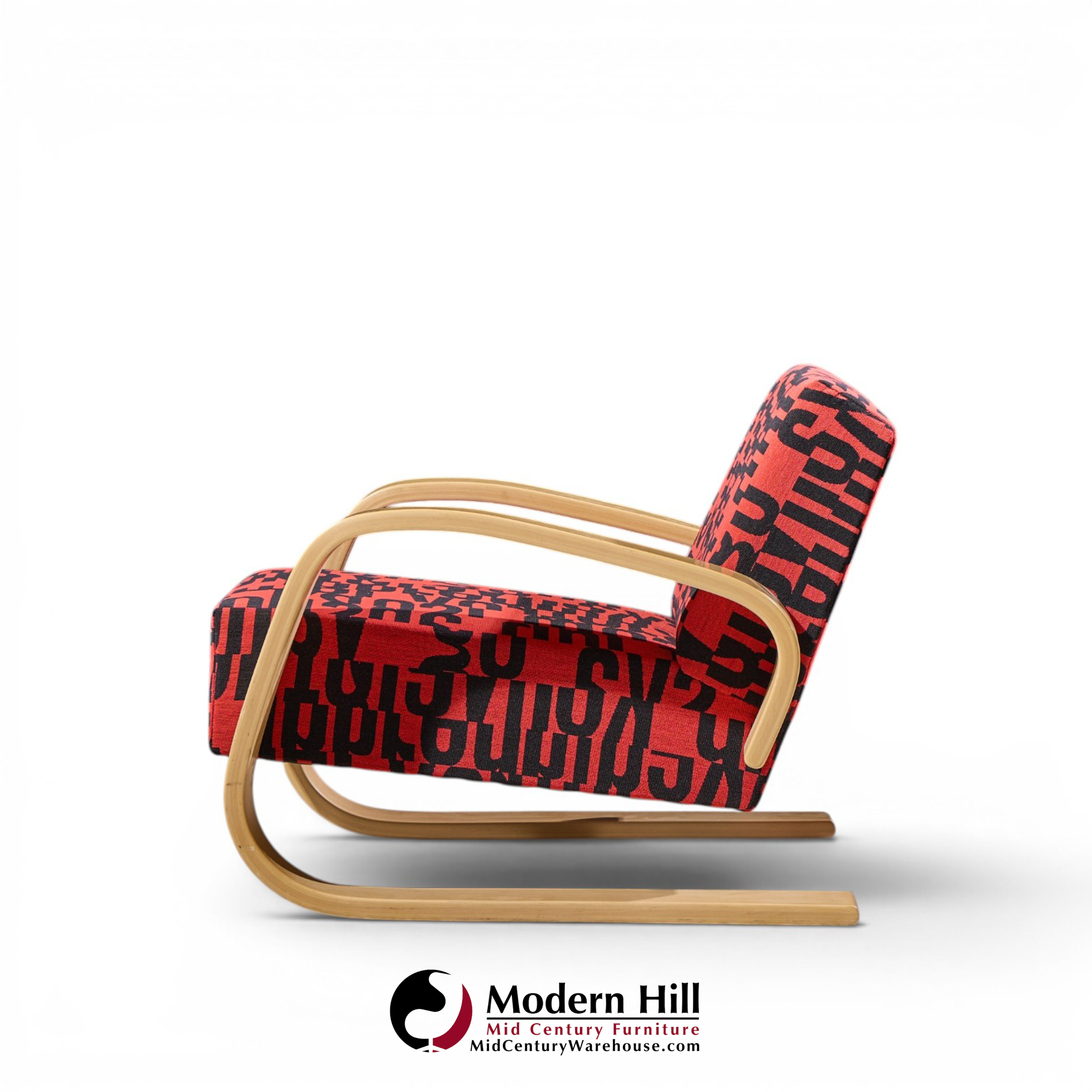 alvar aalto armchair 400 tank mid century bentwood lounge chair