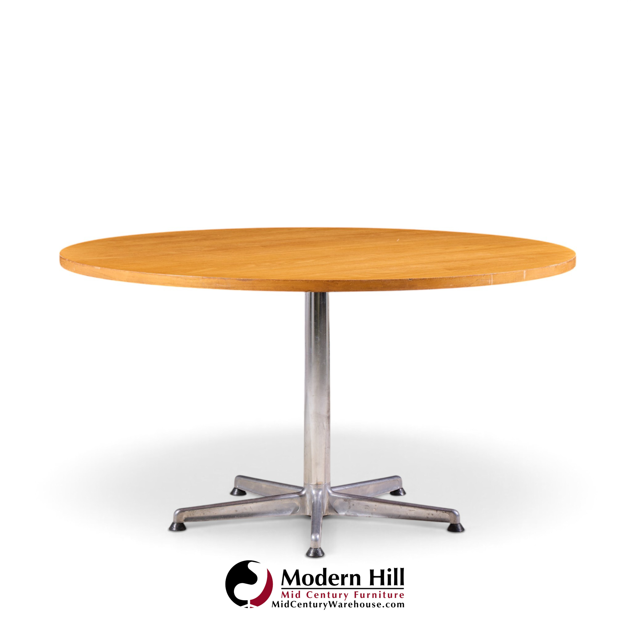 arne jacobsen style mid century teak top dining table