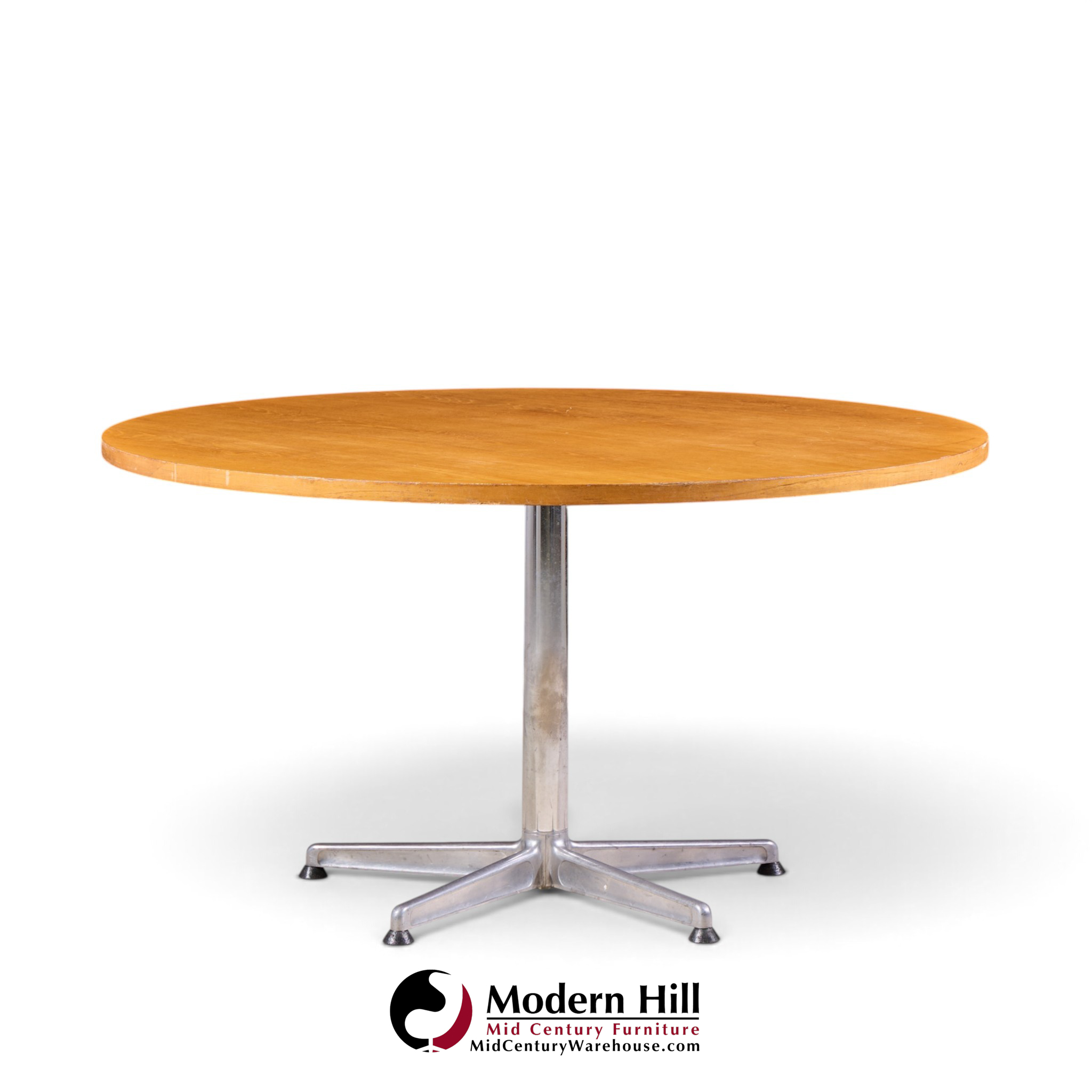 arne jacobsen style mid century teak top dining table