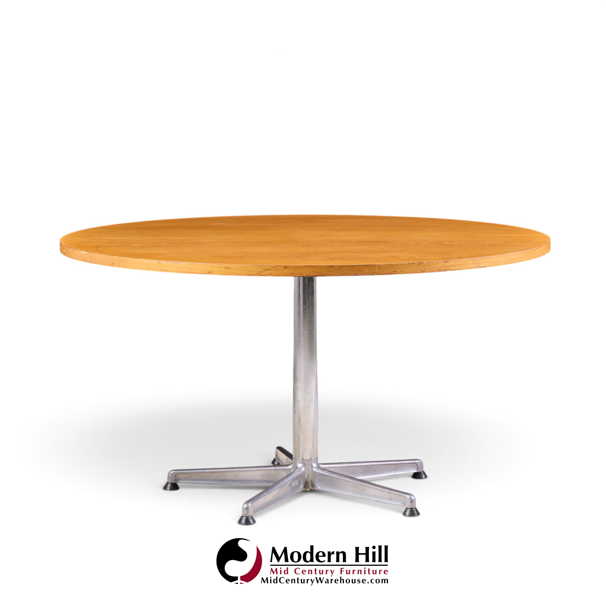 arne jacobsen style mid century teak top dining table
