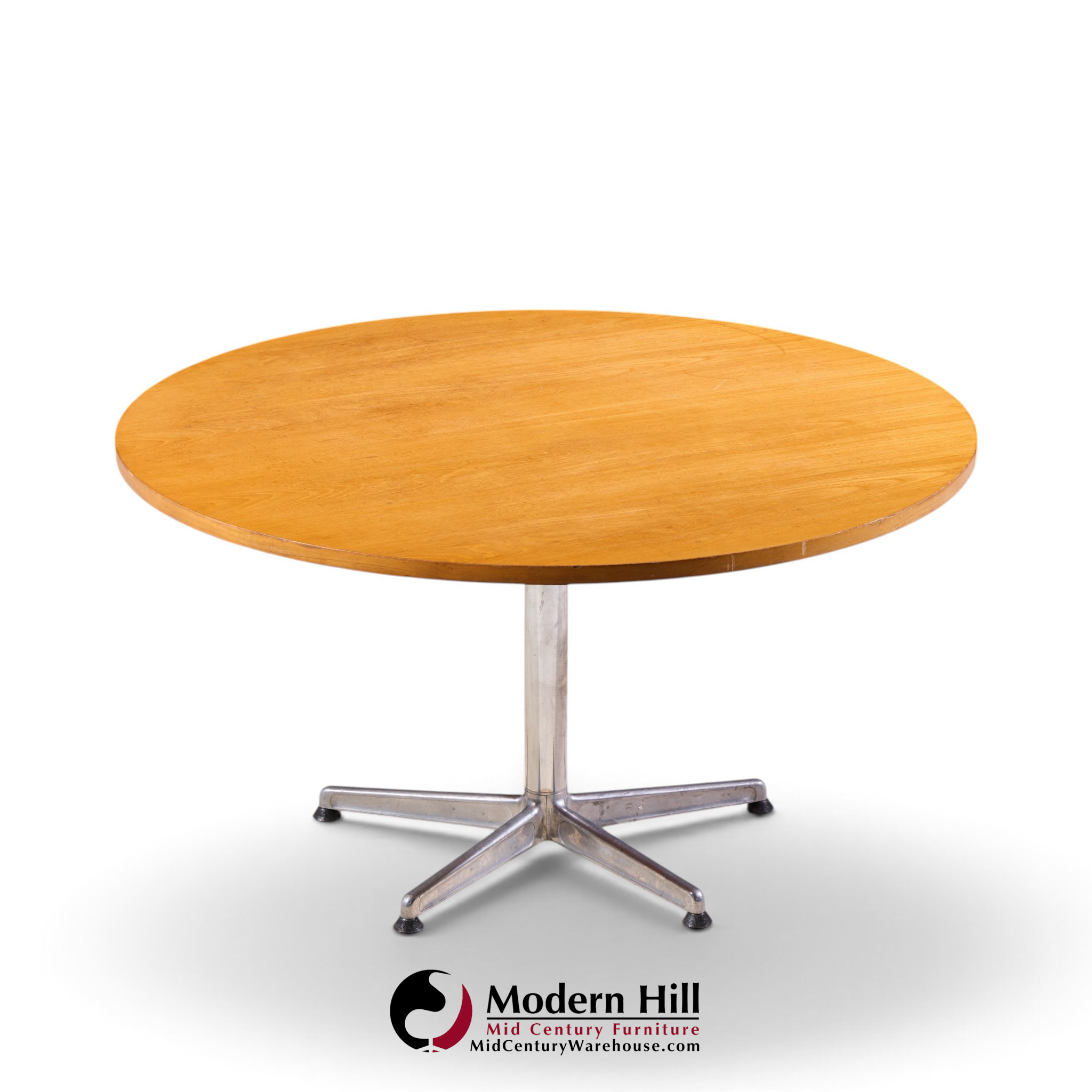 arne jacobsen style mid century teak top dining table