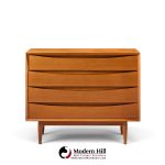 arne vodder for sibast mid century danish teak 4 drawer dresser