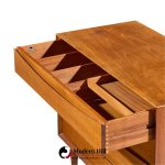 arne vodder for sibast mid century danish teak 4 drawer dresser