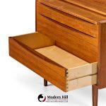 arne vodder for sibast mid century danish teak dressing table vanity dresser