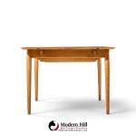 arne vodder for sibast mid century danish teak expanding dining table with 2 leaves