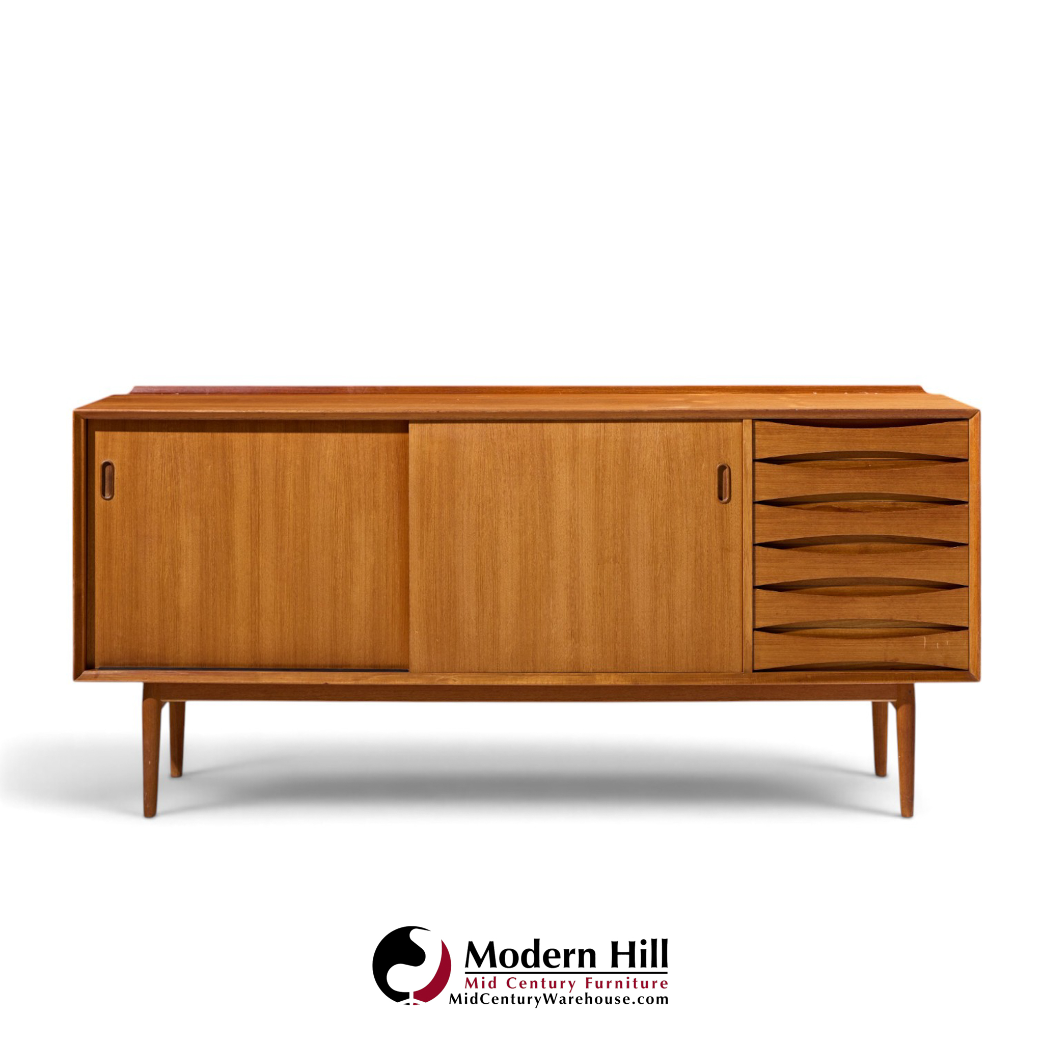 arne vodder for sibast pd29 mid century danish teak credenza