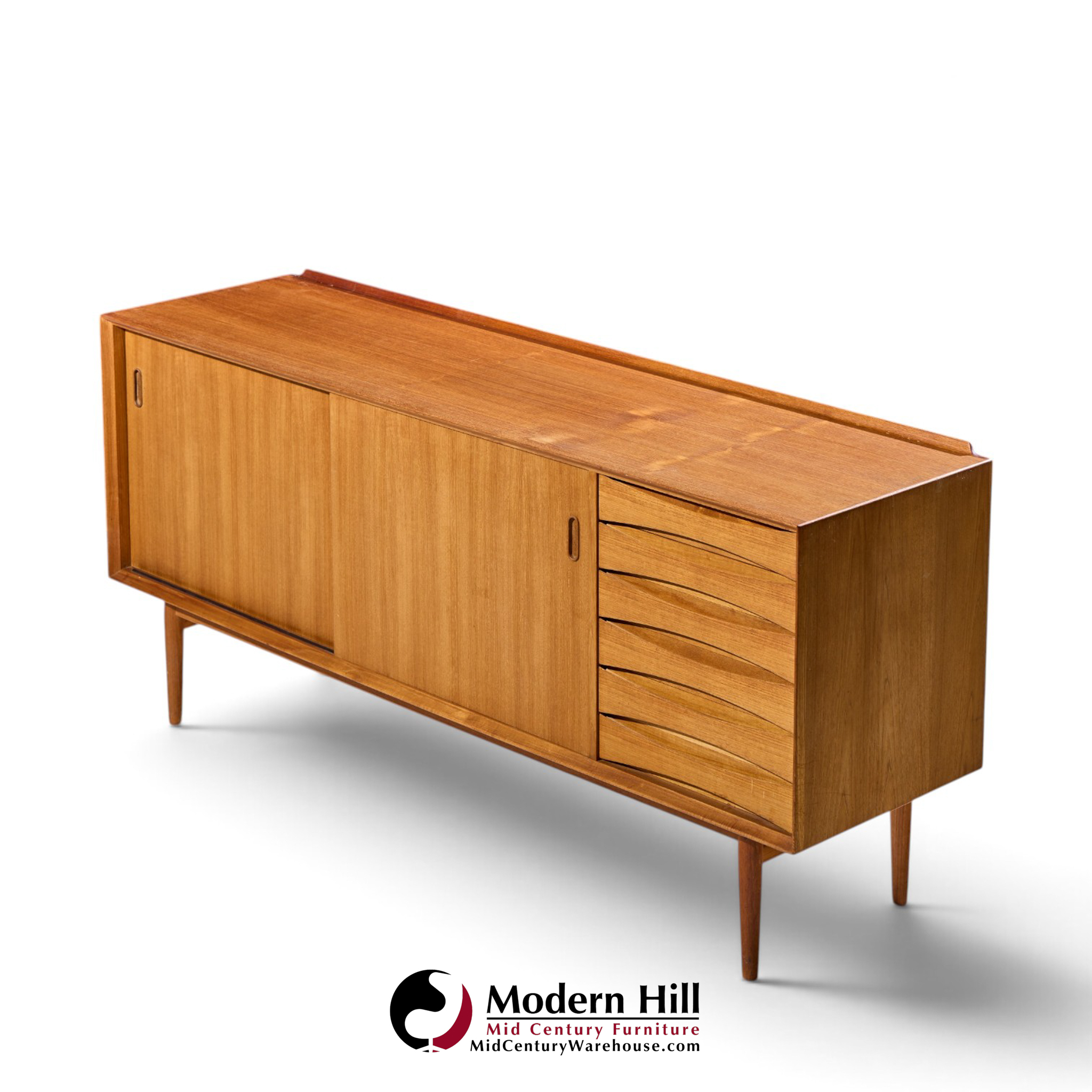 arne vodder for sibast pd29 mid century danish teak credenza