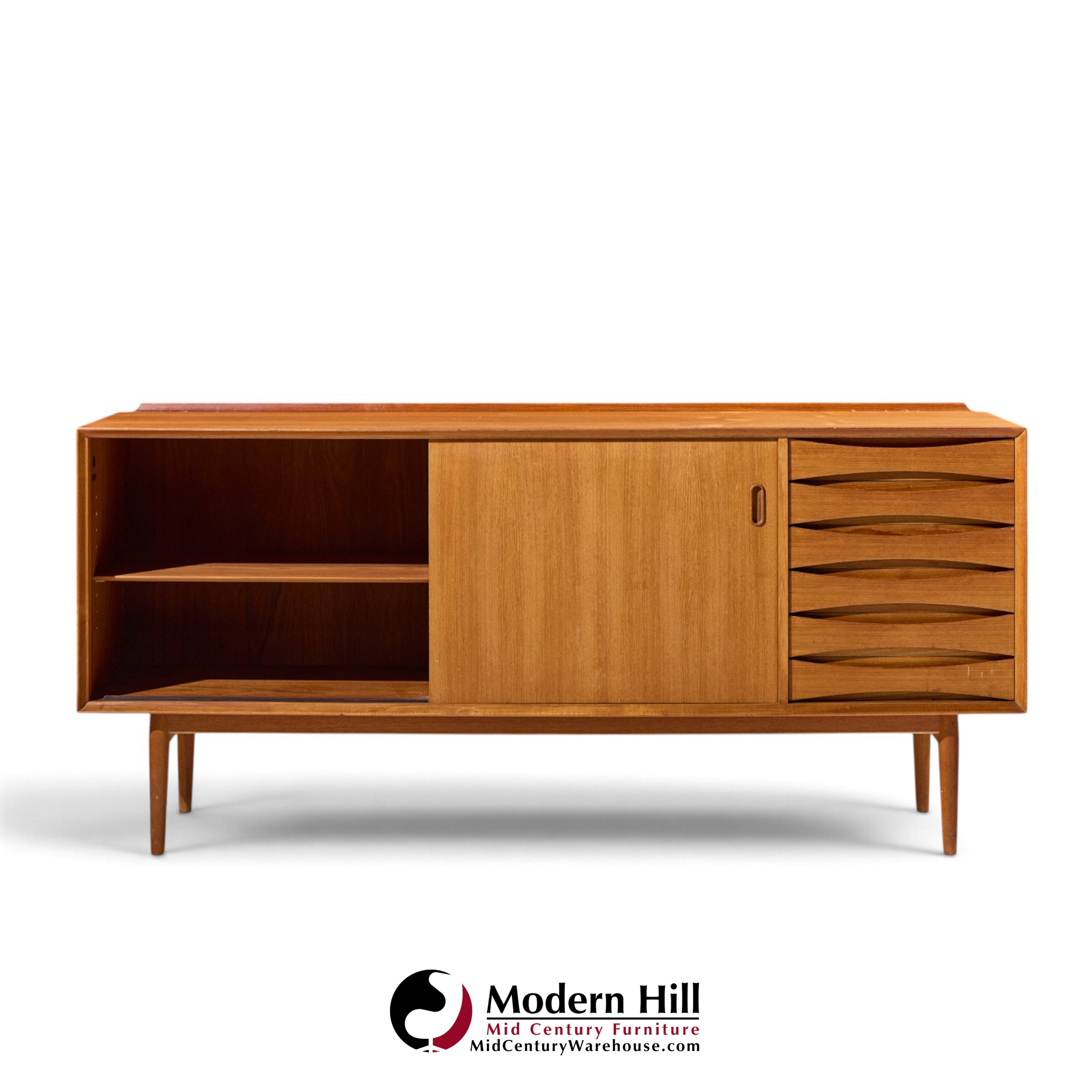 arne vodder for sibast pd29 mid century danish teak credenza
