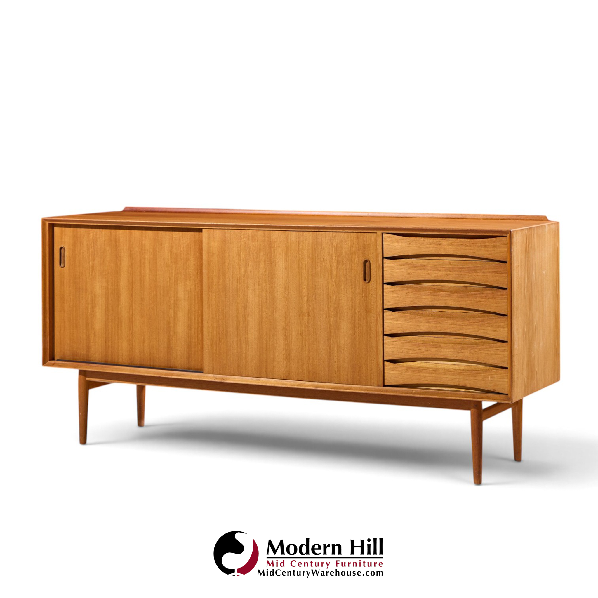 arne vodder for sibast pd29 mid century danish teak credenza