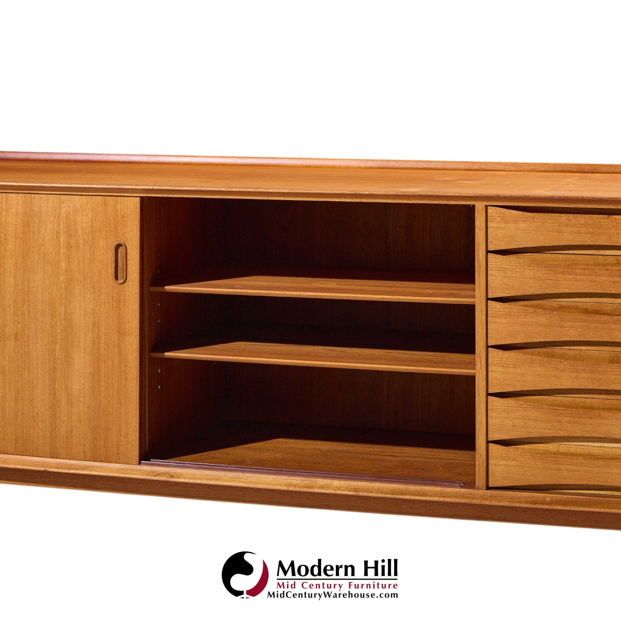 arne vodder for sibast pd29 mid century danish teak credenza
