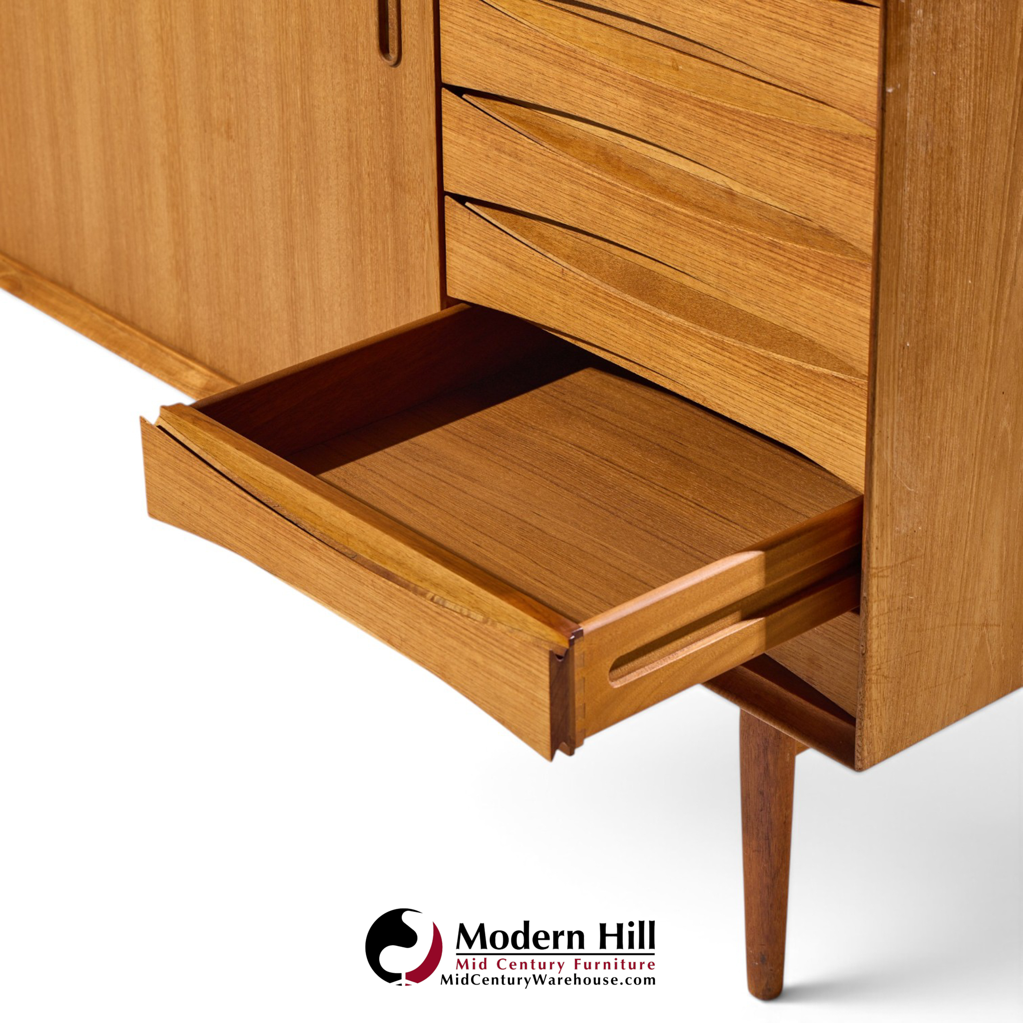 arne vodder for sibast pd29 mid century danish teak credenza