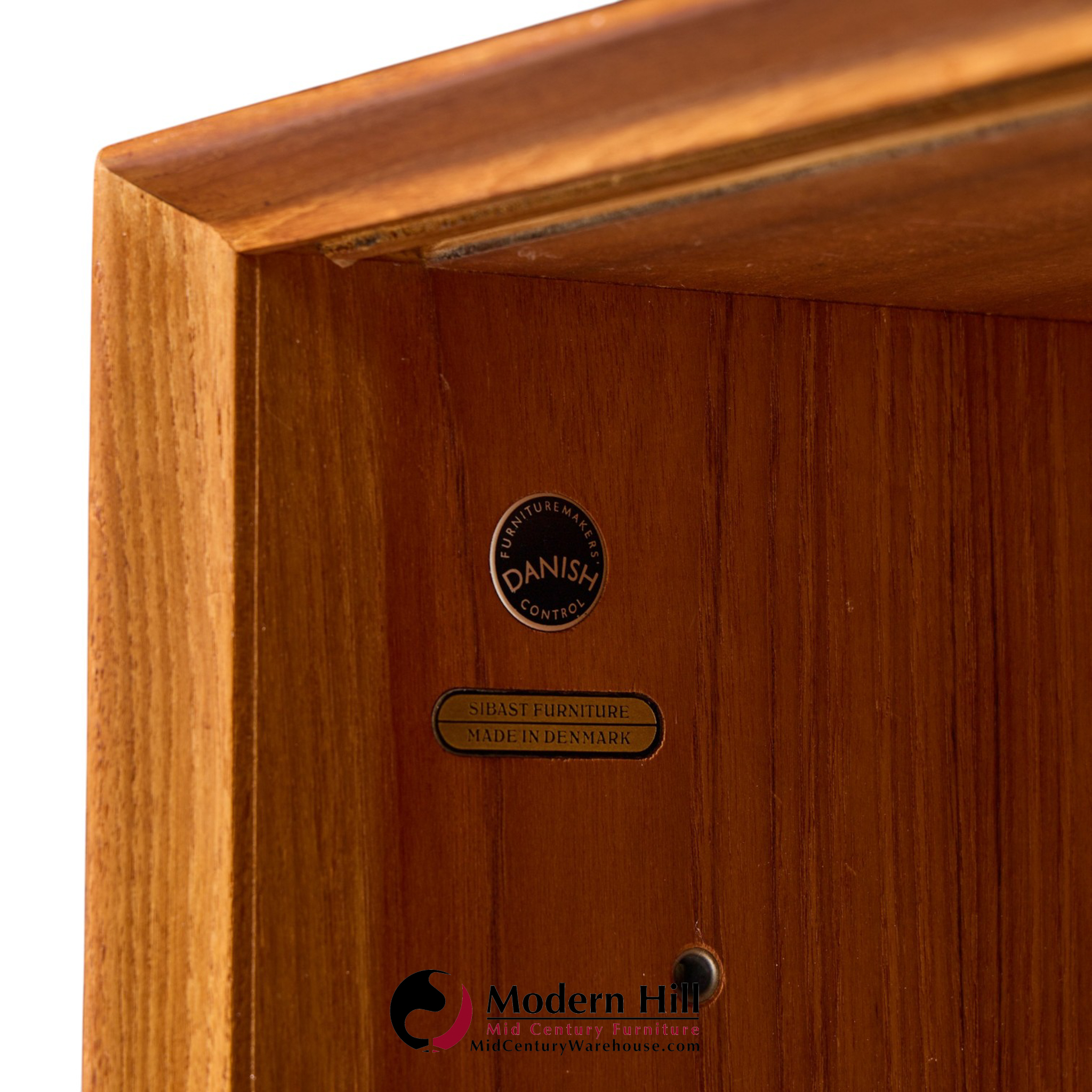 arne vodder for sibast pd29 mid century danish teak credenza