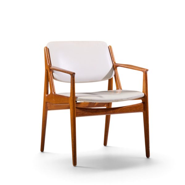 arne vodder for vamo sønderborg ella mid century danish teak armchair dining chair