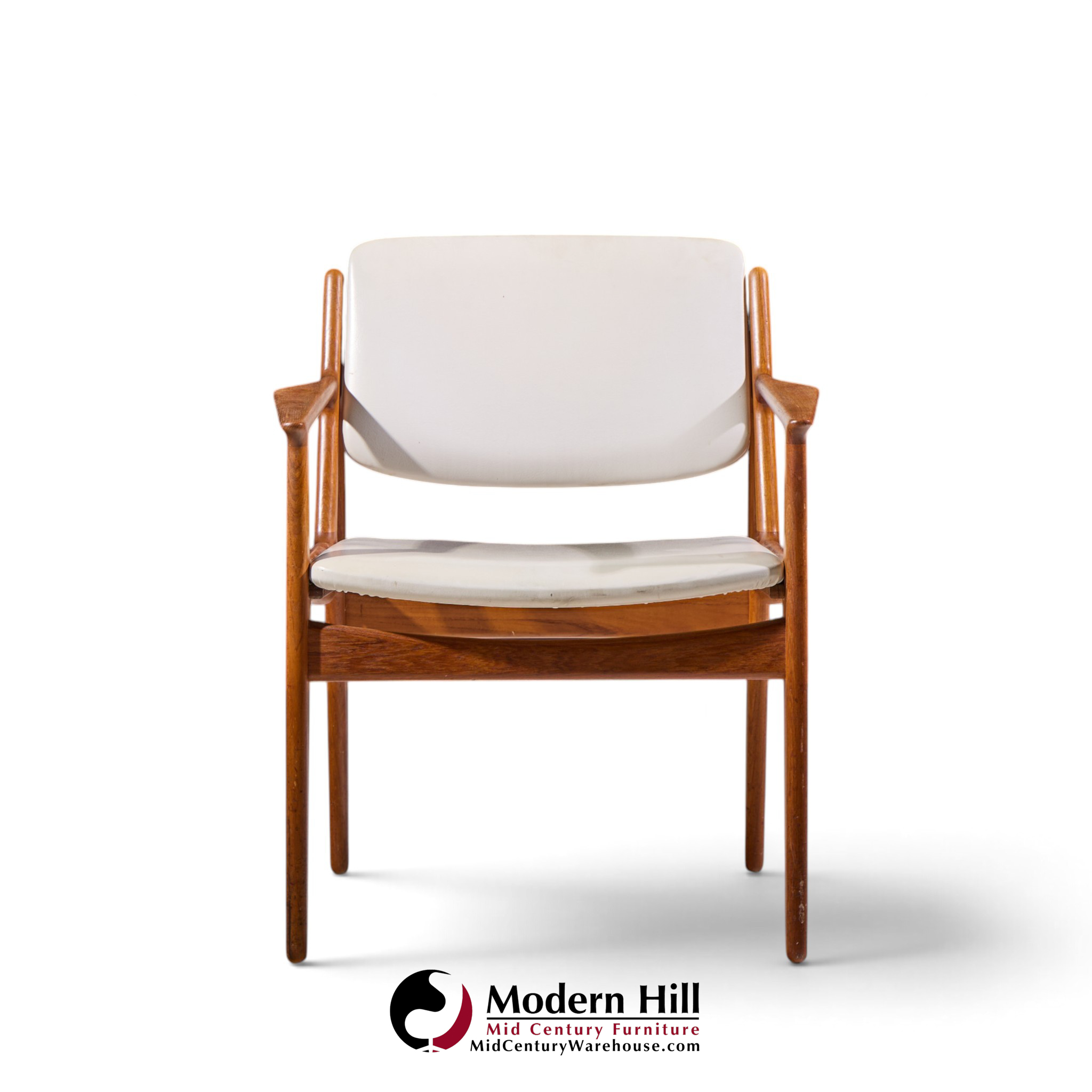 arne vodder for vamo sønderborg ella mid century danish teak armchair dining chair