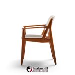 arne vodder for vamo sønderborg ella mid century danish teak armchair dining chair