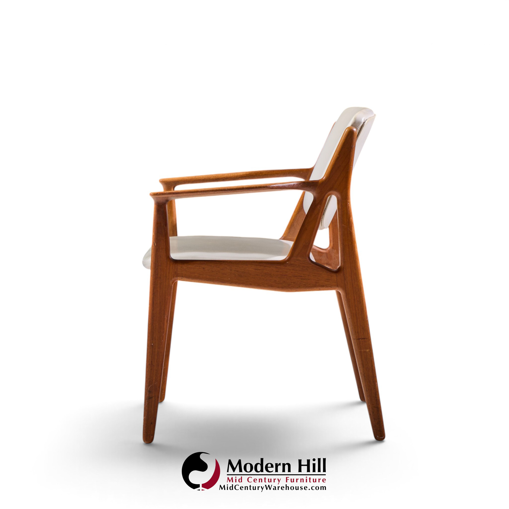 arne vodder for vamo sønderborg ella mid century danish teak armchair dining chair