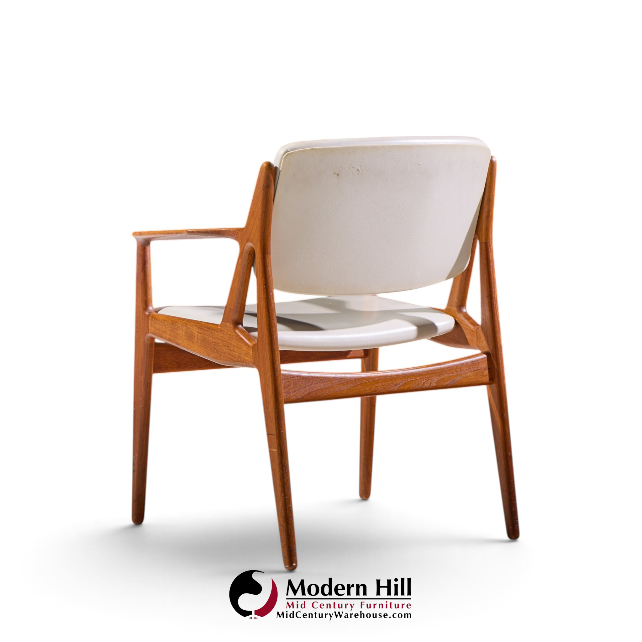 arne vodder for vamo sønderborg ella mid century danish teak armchair dining chair
