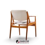 arne vodder for vamo sønderborg ella mid century danish teak armchair dining chair