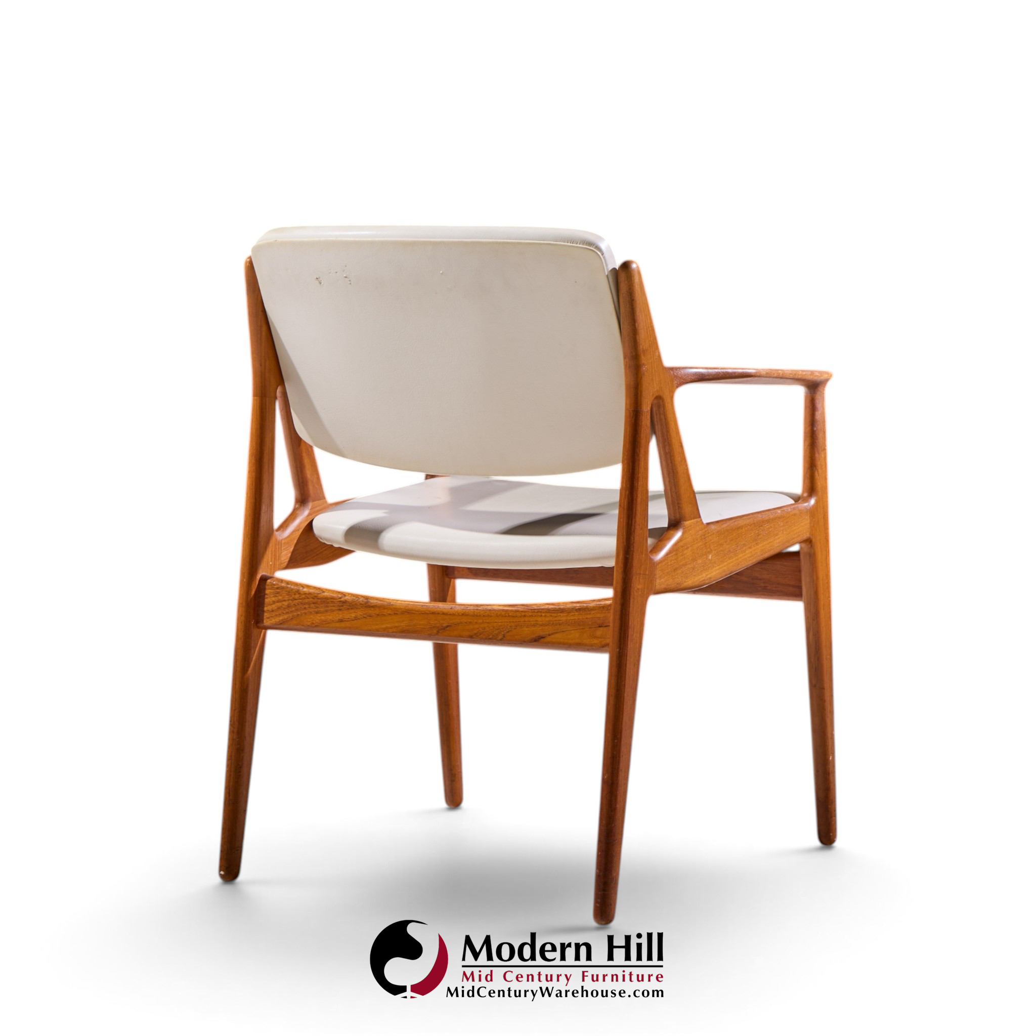 arne vodder for vamo sønderborg ella mid century danish teak armchair dining chair