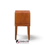 arne vodder for vamo sønderborg mid century danish teak nightstands - pair